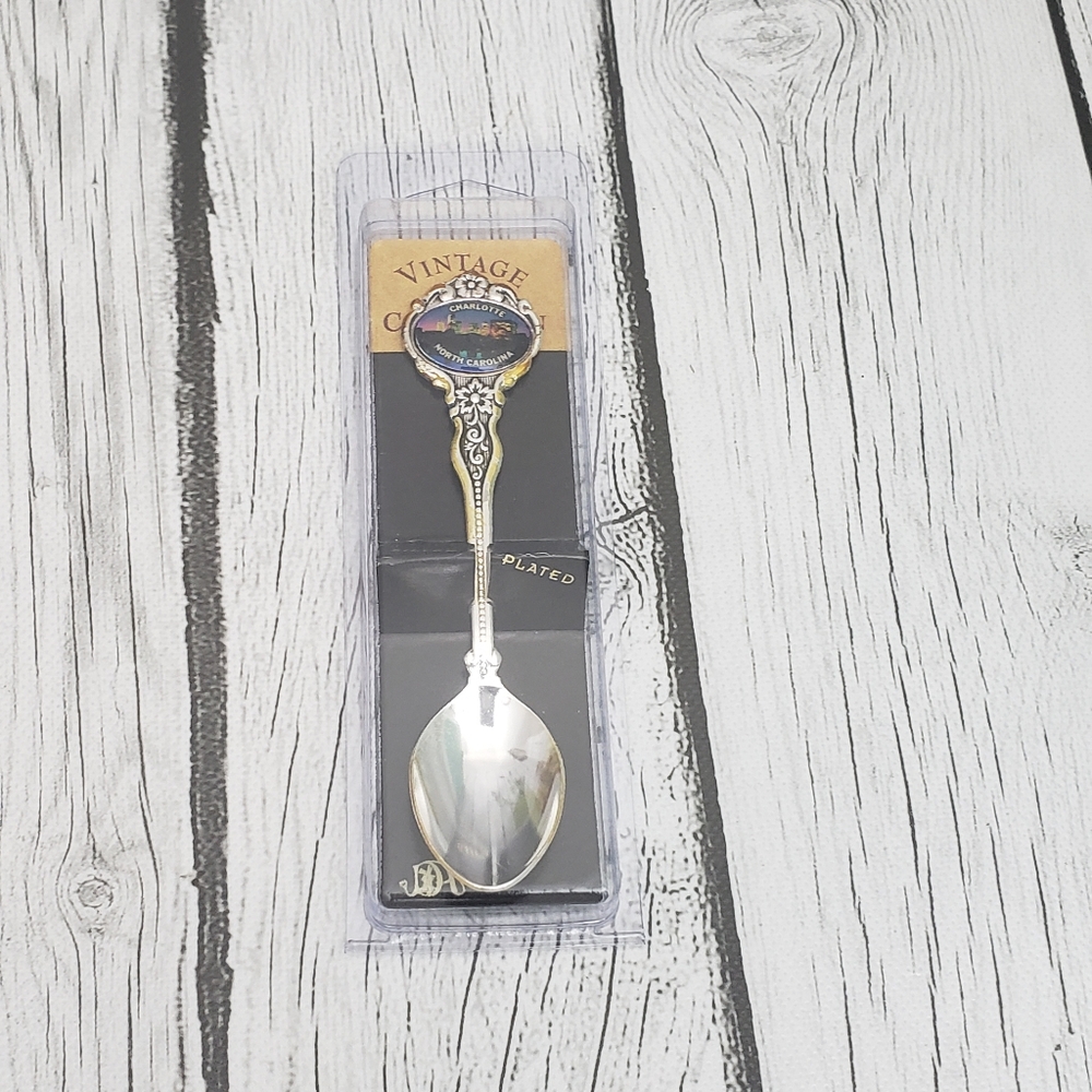 Vintage Celest Charlotte North Carolina Collectible Souvenir Spoon